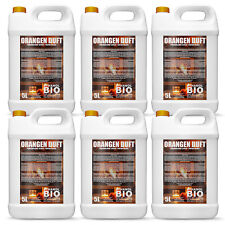 30L Bioethanol ORANGEDUFT Tischkamin Ethanolkamin Kaminethanol 6 x 5 liter