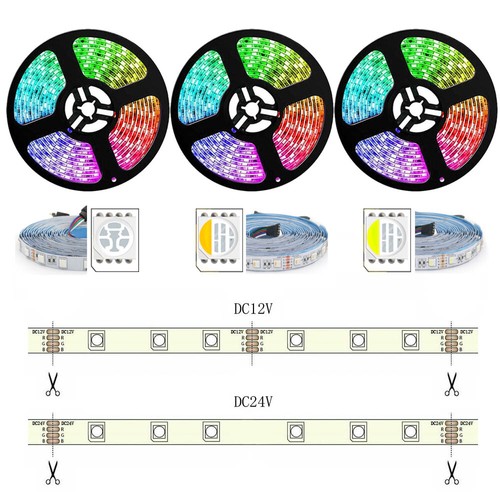 100m 12v 24v led streifen - 12v,
