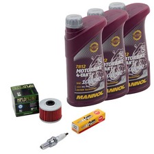Inspektion Set für Honda FMX 650  SLR 650 FX 650 97-07 Öl 3L Ölfilter Zündkerze
