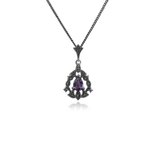 Jugendstil stil birne amethyst - jugendstil,