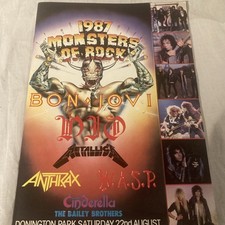 Monsters of Rock 1987 Program