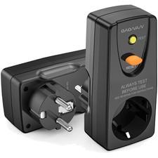 FI Schutzschalter, Personenschutzstecker, Fehlerstromschutzadapter