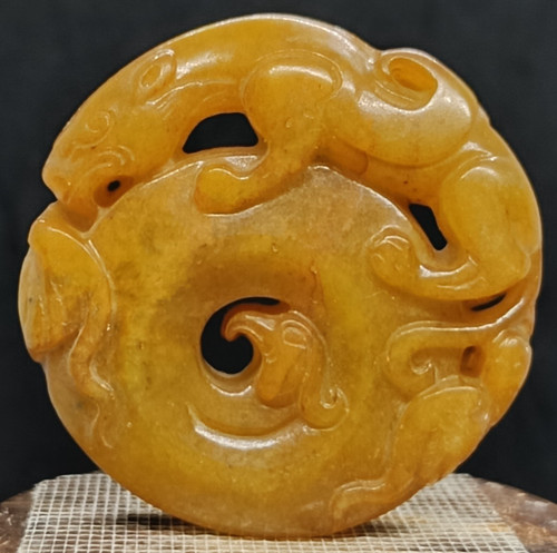 Antiker anhänger jade hetian - anhänger,