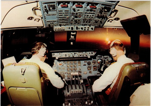 Flugzeug postkarte lockheed - flugzeug,