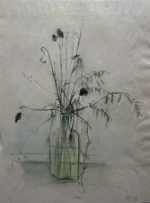 Aquarell Stillleben Gräser