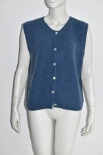 MADE IN ITALY 🩷⭐ weiche Strickweste in Blau 🩷⭐Wollmischung - NEU - OS