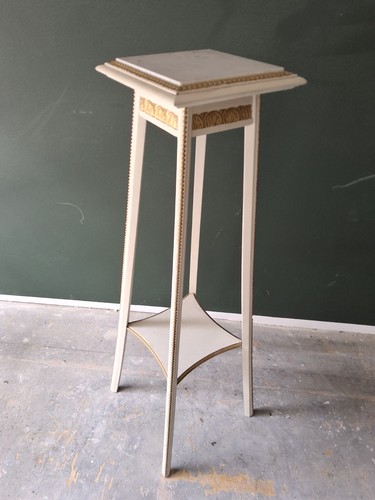 Antike blumsäule blumenbank - blumsäule,