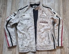 Racer-Lederjacke Vintage Biker