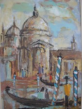 MONOGR. "SA"*GOUACHE AUF