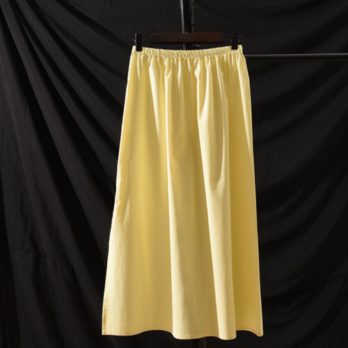 Damen baumwollrock midi - baumwollrock,