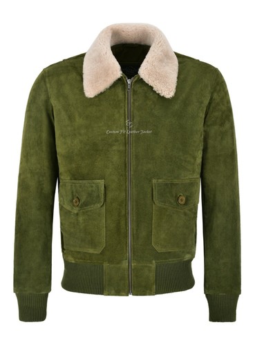 Herren bomber wildleder jacke - bomber,