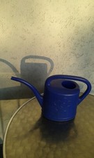 Vintage Gießkanne Ebert Design, Kunststoff, 60er/70er Jahre blau