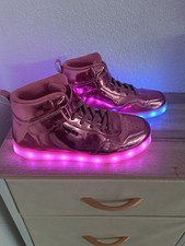LED Leuchtend Blinkschuhe Schuhe für Mädchen Metallic Rosa Gr. 38 gebraucht