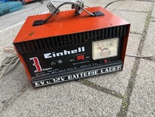 Oldtimer Batterieladegerät Einhell Autobatterie Ladegerät 6 & 12 Volt wechselbar
