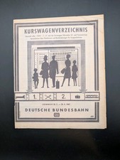 Kurswagenverzeichnis SOMMER