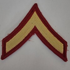 USMC - US Marine Corps Private 1st Class Uniform Rangabzeichen Aufnäher Patch