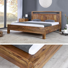 Massivholz Bett MAKASSAR -