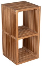 Teakregal 2 Fächer Outdoor