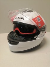 Motorradhelm LS2, Modularer Motorradhelm Strobe II Gloss White, L