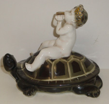 1918 * Ferdinand Liebermann * Rosenthal/Selb * junger Pan auf Schildkröte @1
