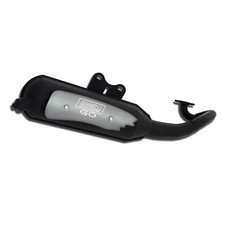KOMPLETTER AUSPUFF GIANNELLI GO 50 EDELSTAHL SCHWARZ FÜR APRILIA SR 50 DITECH 2004
