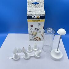 Famos Glasur Spritzguss 7er Set Glasur Spritze und Düsen Tortendekoration Germany