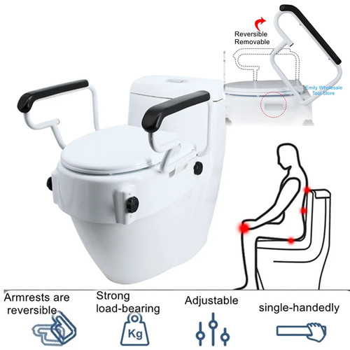 Erhöhter toilettensitz mit - erhöhter,