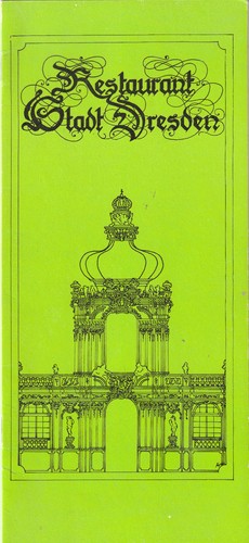Ddr speisekarte leipzig - ddr, messe