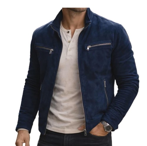 Herren marineblau wildleder - marineblau,