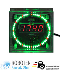 Bausatz Digitale Rotation LED Uhr mit Gehäuse DS1302 DIY-Elektronik Löten
