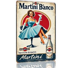 Blechschild martini banco - martini,