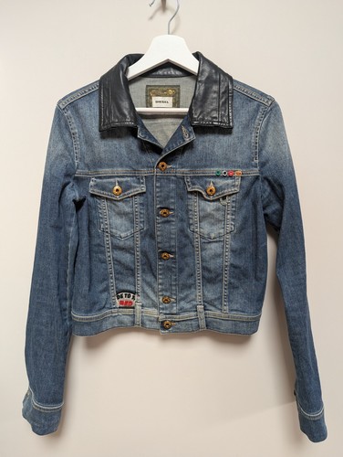 Diesel jeansjacke m blau - diesel,