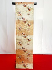 Japanischer Kimono Obi 'FUKURO OBI' Seide/Rosa/Gold/Blume/Luxus/Wunderschön...