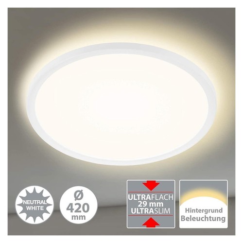 Briloner slim led panel - led,