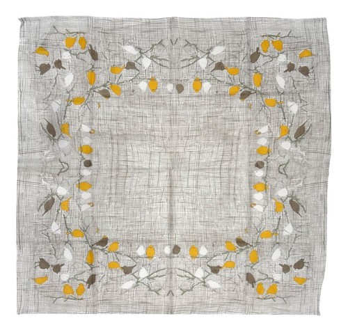 Halstuch grau weiss braun - halstuch,