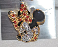 Brosche  Modeschmuck -  Mickey Maus - viel Strass * 88 *