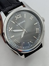 WEMPE Herren- Armbanduhr mit originalem Lederarmband