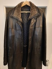 Rosner Echt Lederjacke Schwarz Größe 50 Herren Lederjacke
