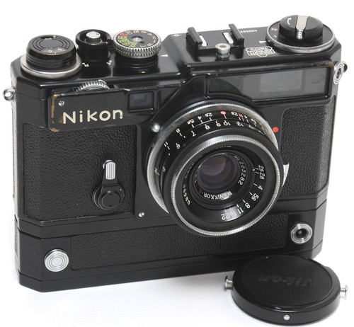 Nikon black paint with - nikon, sp