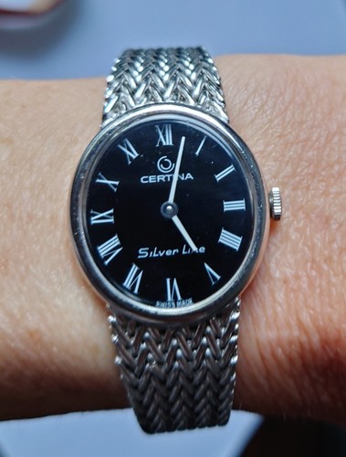 Certina silver line - line, silber