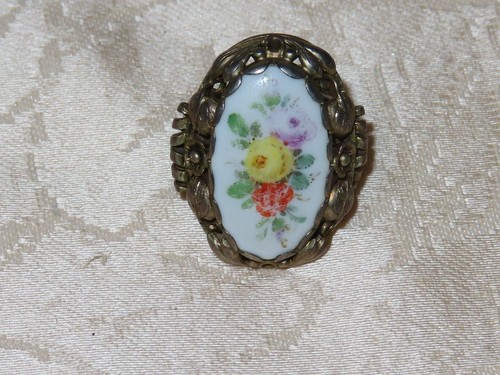 Meissen ring mit porzellan - ring,