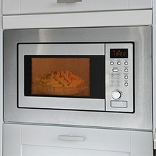 Bomann MWG 2215 EB Einbau-Mikrowelle (20 Liter, 8 Programme, Edelstahl)