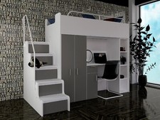 Hochbett Kinderbett JSM-4