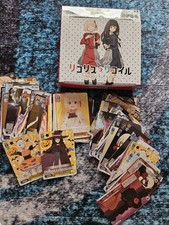 Lycoris Recoil Karten Schwarz Weiß Spielkarten Karten Deck