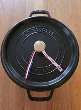 STAUB Cocotte 26 cm, Rund, Schwarz, Top Zustand! 