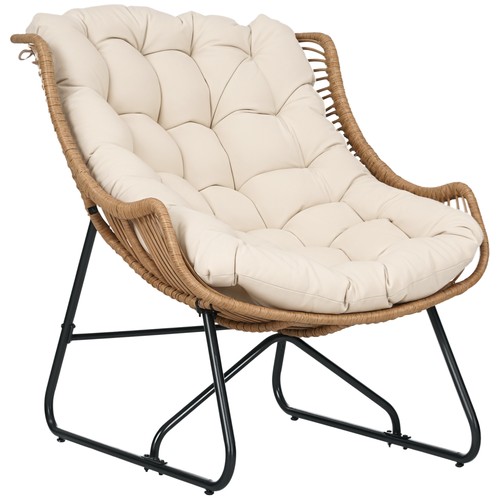 Rattansessel gartensessel mit - gartensessel,