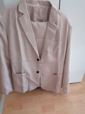 Sommer Leinenanzug, XXL, beige