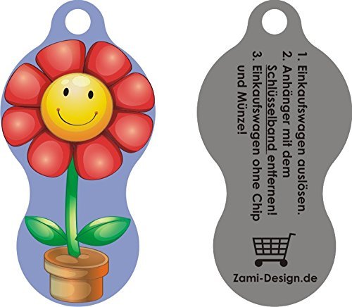 Flora einkaufswagenchip metall - flora,