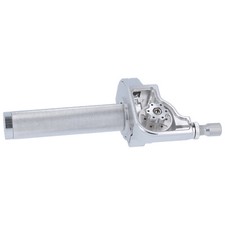 Schnellgasgriff CNC silber  inkl. Bowdenzug  pass für Simson S50 S51 S70