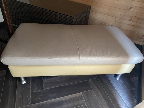 Hocker zum sitzen gelb - hocker, gelb/grau